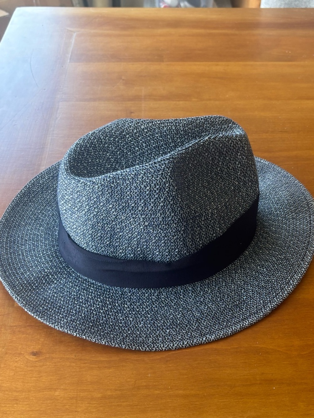 NWT BAILEY OF HOLLYWOOD Men’s Fedora Hat Mullan in Navy Blue Size L